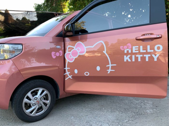 街头最靓的hellokitty宏光miniev我真的爱了