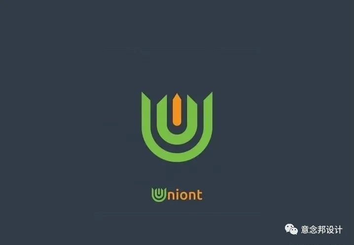 英文字母u元素创意logo设计欣赏