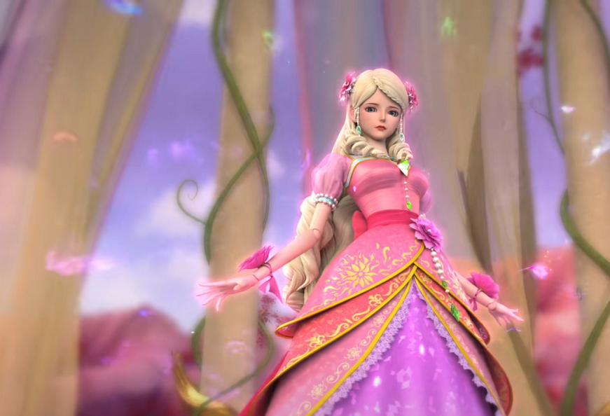 终于能看清长裙飘飘的灵公主的鞋子长什么样了,小巧