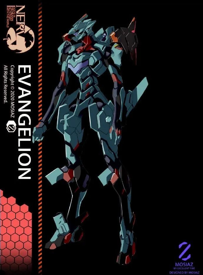 模玩控:全新设计eva机体集合,大家能认出它们都是几号机吗