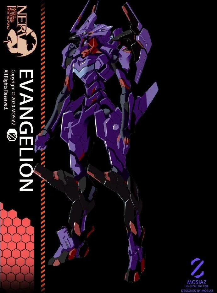 模玩控:全新设计eva机体集合,大家能认出它们都是几号机吗