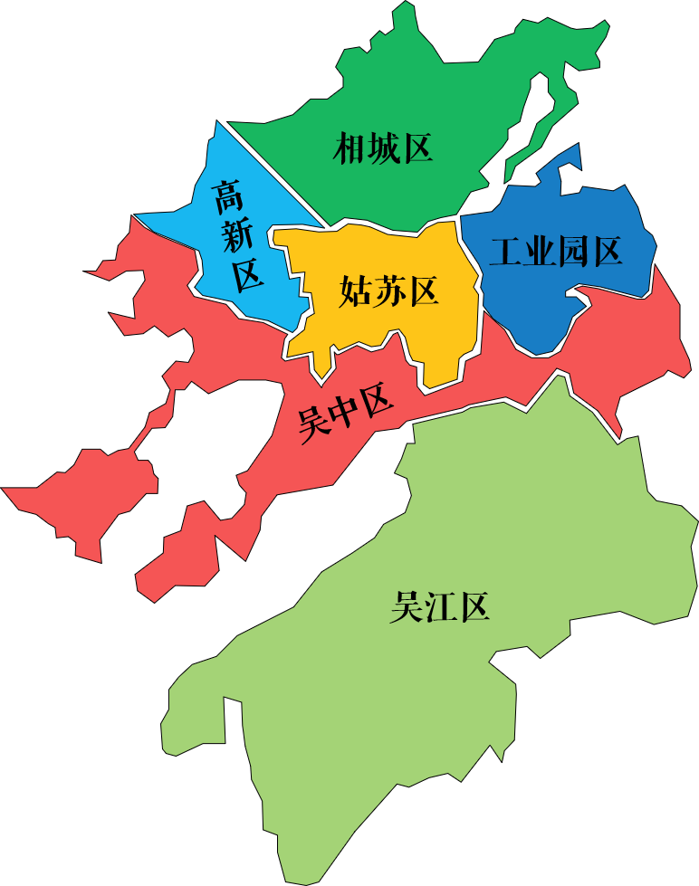 简单介绍下苏州的行政区.
