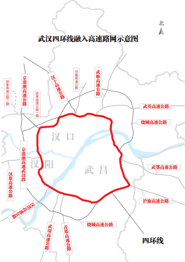 武漢六環線加快建設光谷長江大橋雙柳長江大橋強勢來襲