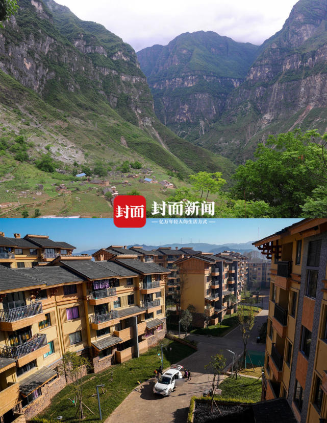 2020年5月,昭觉县阿土勒尔村,全村84户贫困户陆续搬迁到位于昭觉县