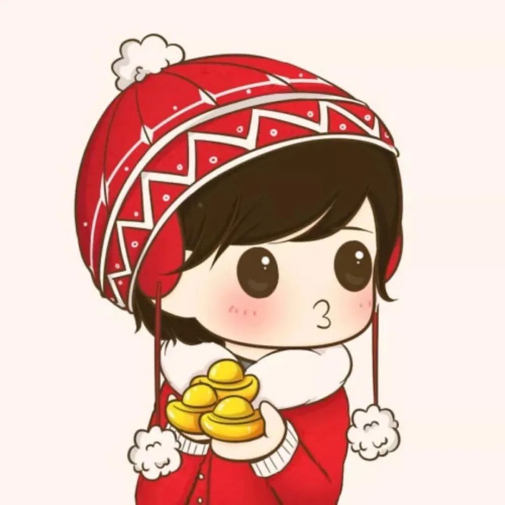 红色喜庆的新年头像