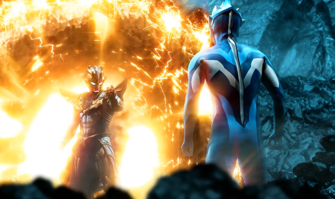 小金人不讲武德打架靠偷袭遇到赛罗栽了贴脸都不能打他亮灯