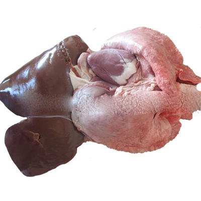 取阉割了的公羊(羖羊)肺,放掉血水——倘若手边没有器具,可用嘴巴咂尽