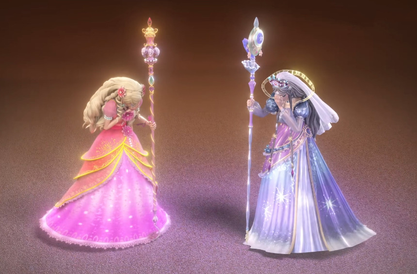 叶罗丽:灵公主战斗法杖细节赏识,宝杖的花饰有一个花精灵的传说_腾讯