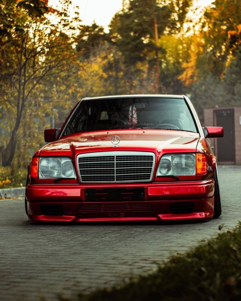 奔驰e级 w124改装虎头奔