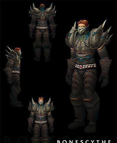 盗贼的t3为骨镰套,整体造型并不出彩,毕竟老玩家最推崇的是t2的血牙套