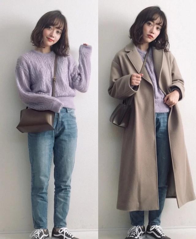 日本博主的温柔软妹风一衣多穿还简单好学太值得小个子借鉴了