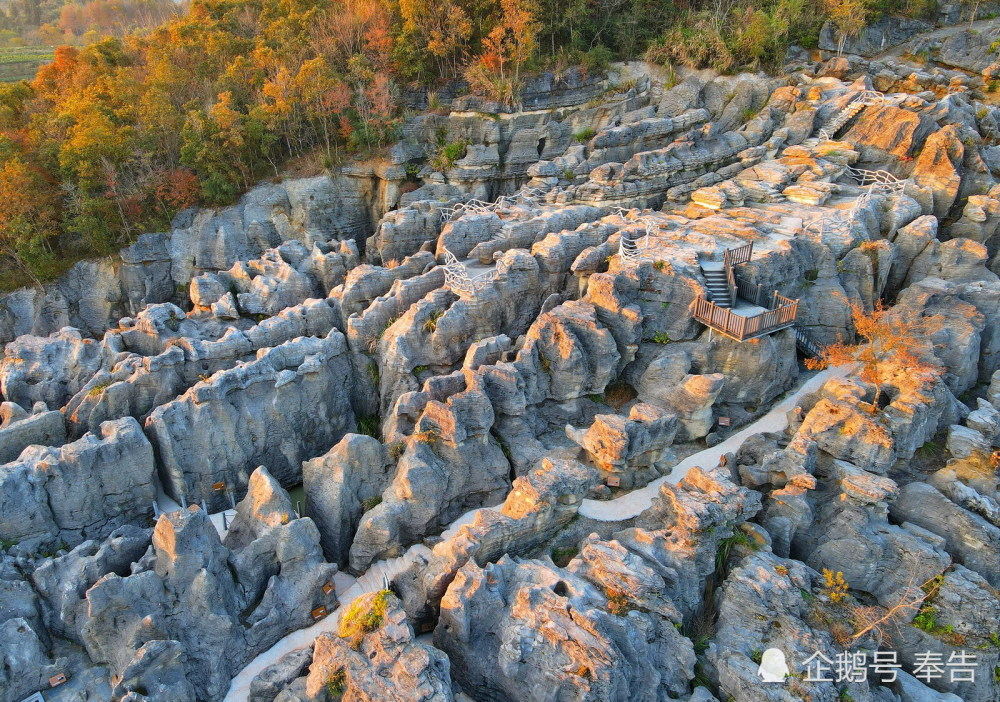 安徽黟县西递石林几千万年形成的如此独特的风景,让世界惊叹不已.