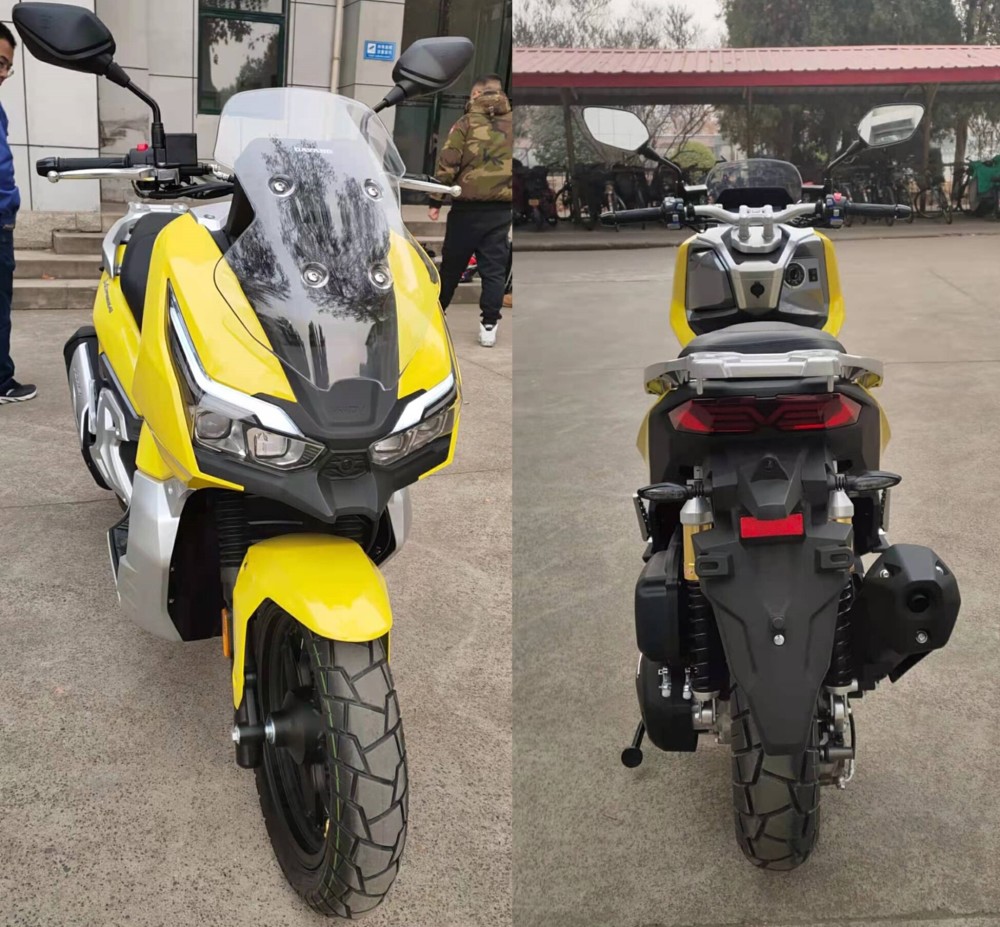 大阳150adv踏板实车亮相配置丰富kpv150危险了