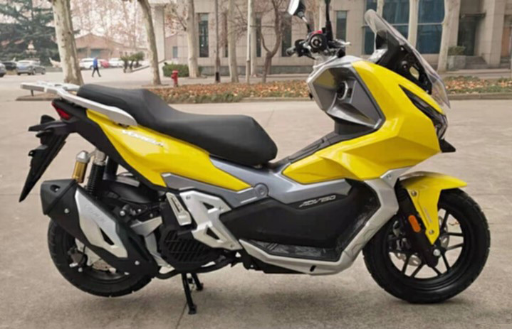 大阳150adv踏板实车亮相配置丰富kpv150危险了