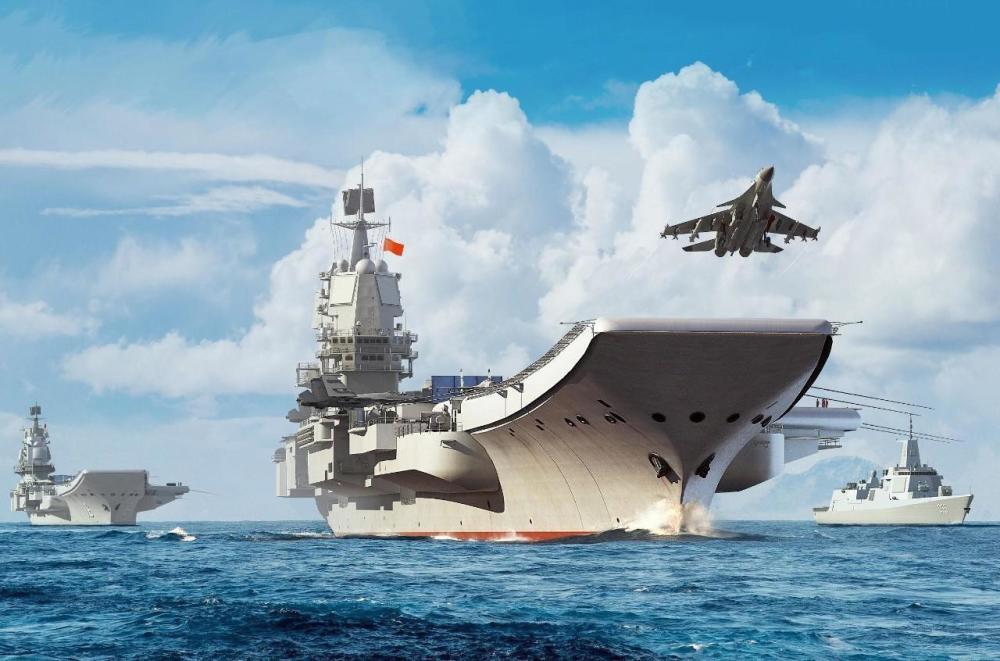 战胜!中国海军十年蜕变,战舰数量翻四倍多