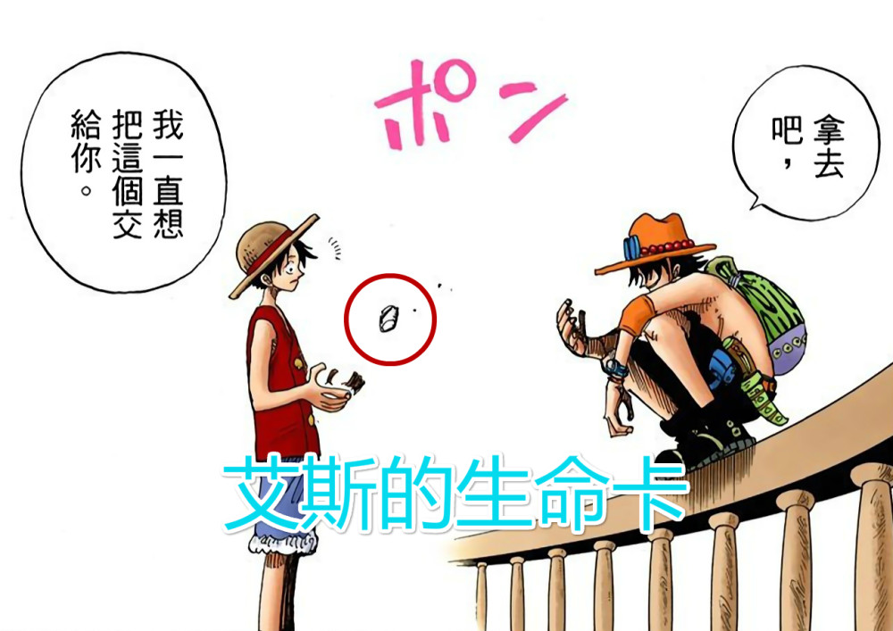 海贼王埋了841话的艾斯生命卡揭秘原来是大嫂帮他做的