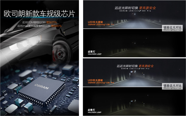 全新欧司朗cbi pro led大灯惊艳来袭