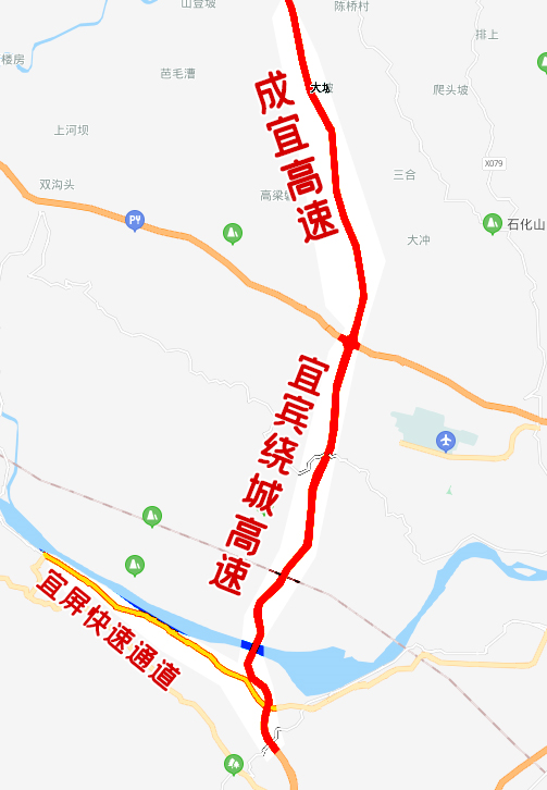 成宜昭高速线路图图片