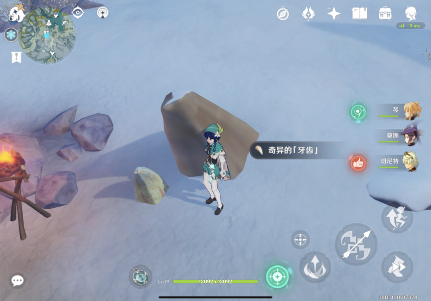 原神龙脊雪山地区特产相关