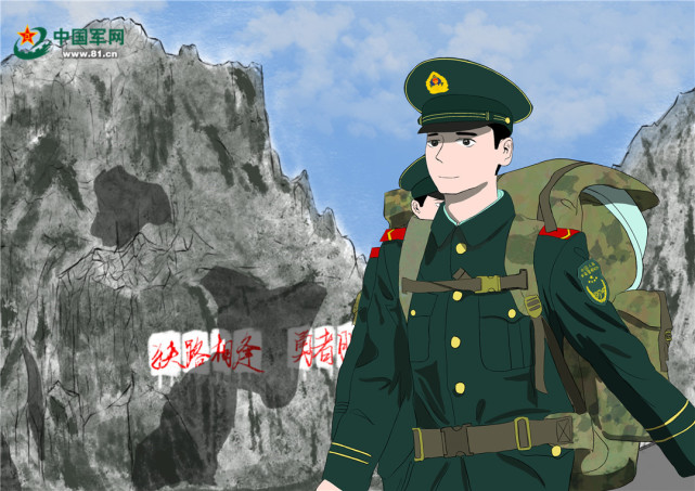 漫画|地方青年武警战士,这些"00后"新兵"毕业啦"