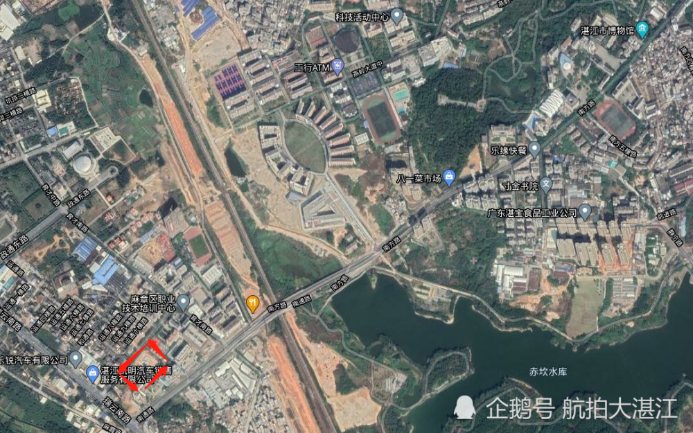 湛江大道卫星规划图图片