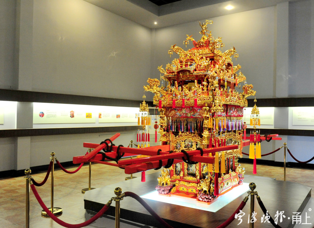 宁波万工花轿出嫁浙江省非遗馆制作成本高达300万元