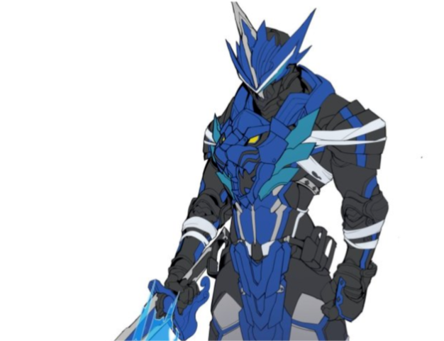 假面骑士自制版圣刃飞羽真充满霸气剑斩贴切忍者