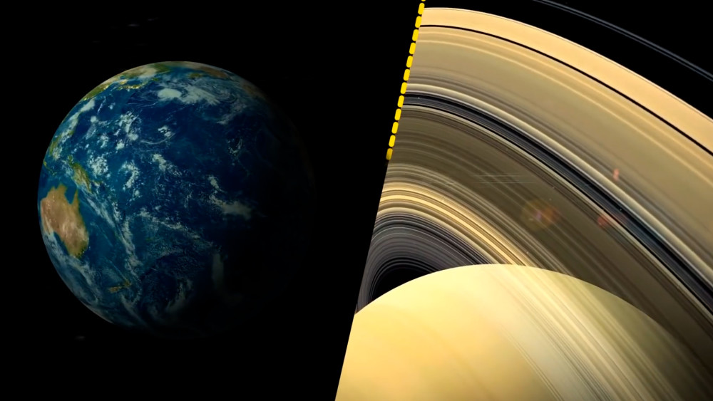 科学探秘如果地球和土星相撞我们会经历什么