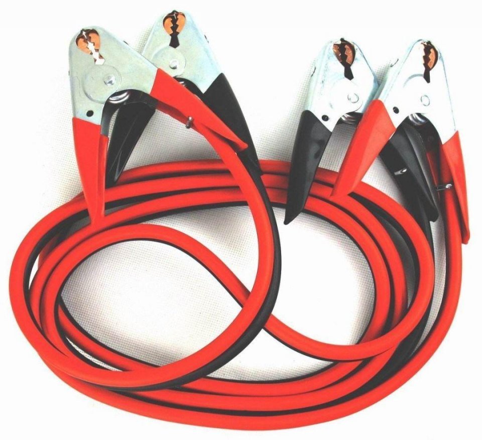 跨接线带夹子,红的是阳极,黑的是阴极