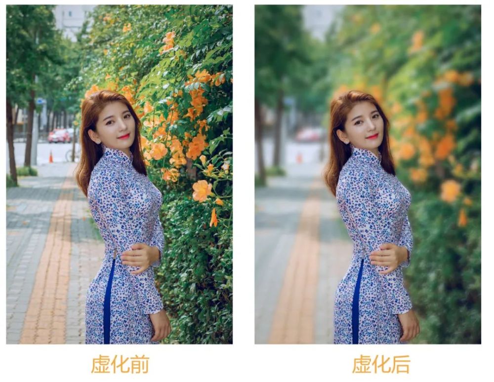 ps后期教程虚化背景凸显画面中的美女