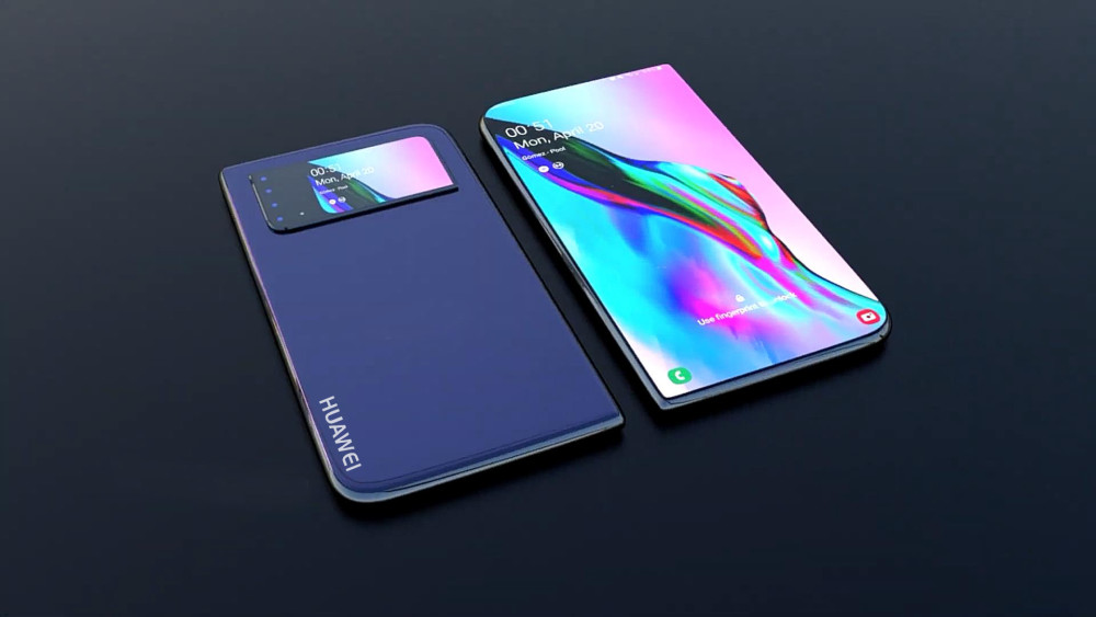 华为mate50pro概念图前后双屏配柳叶机身能秒掉小米11吗