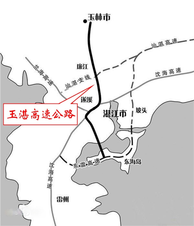 开心玉湛高速公路开通两广之间商贸往来更加紧密