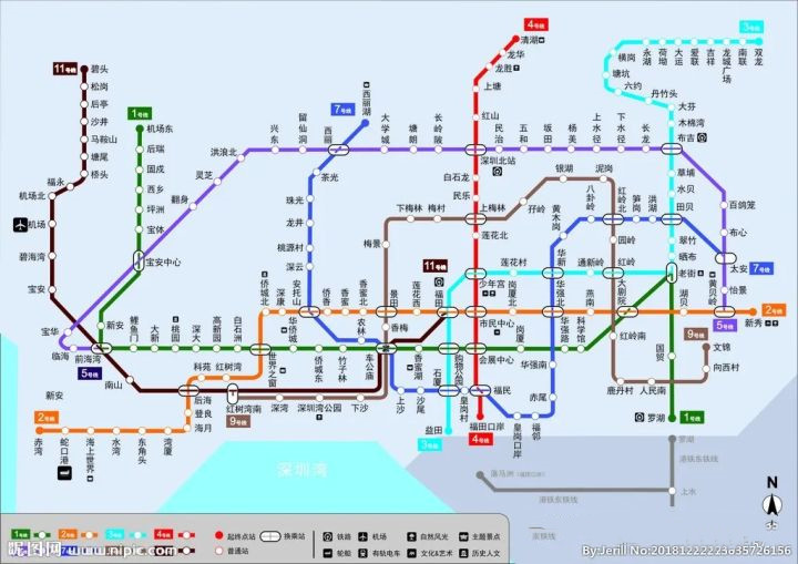 深圳5條地鐵線同時開工涉及這些線路