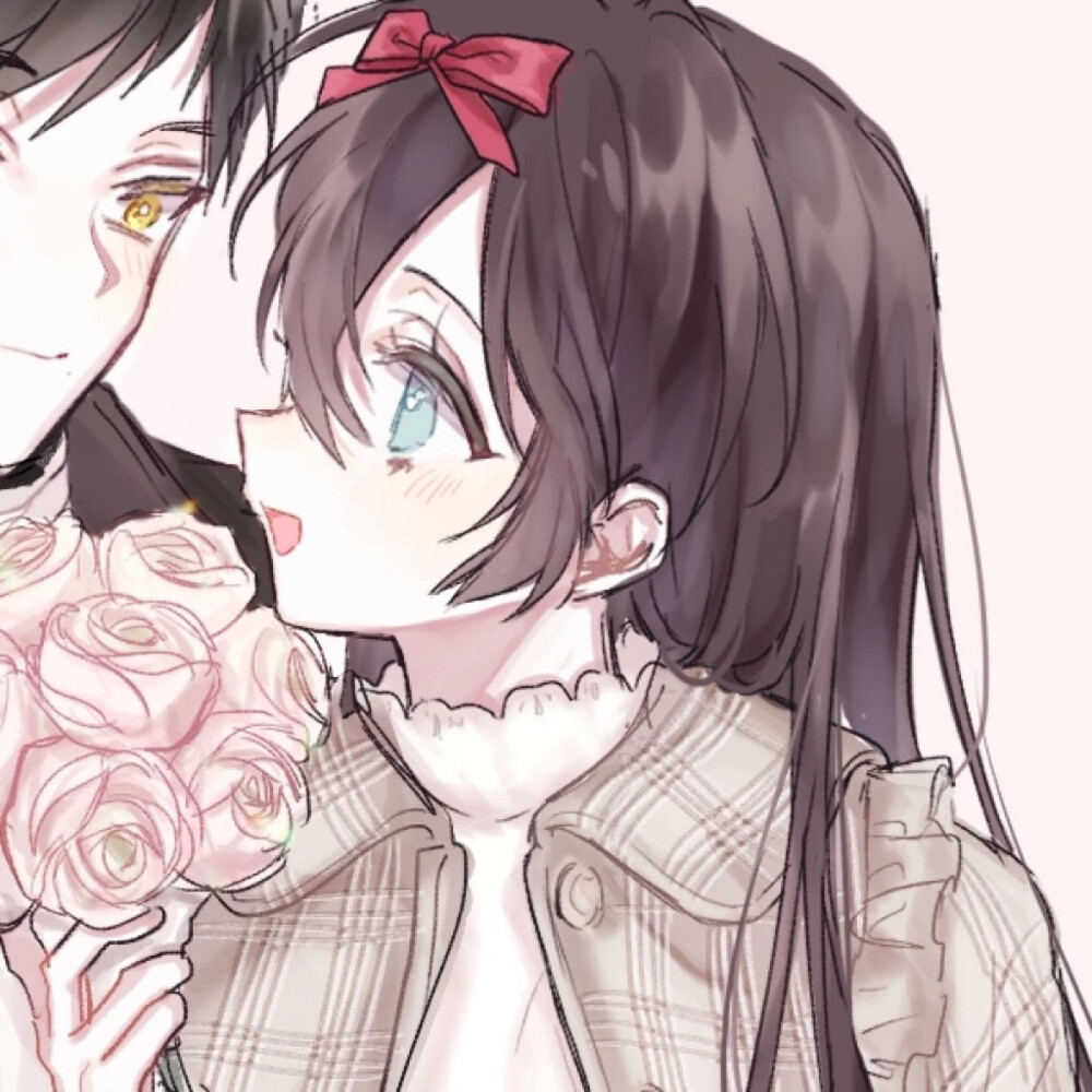 甜丧低糖动漫情侣头像不一定需要糖和玫瑰只要疲惫时有你依偎