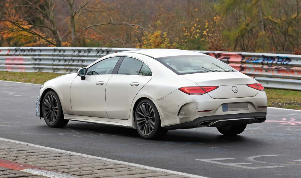 奔驰cls小改款谍照曝光 2021年上市销售