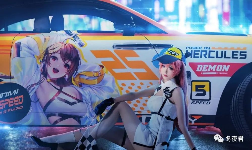 萌系俏皮小橘子cosplay性感写真图片