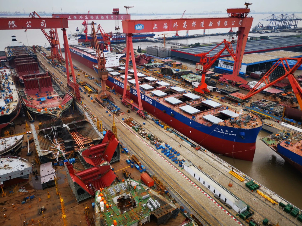 中国船舶外高桥造船"十三五"成绩单亮眼