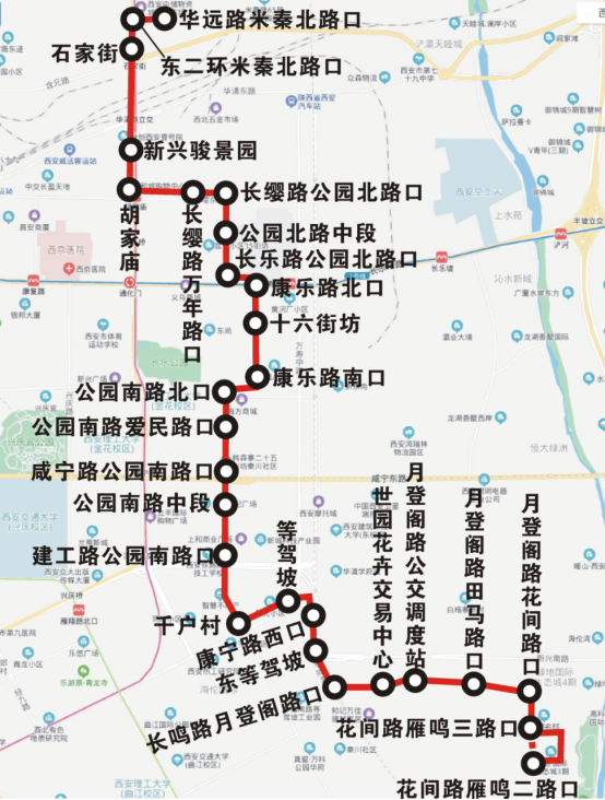 554路公交车路线图图片