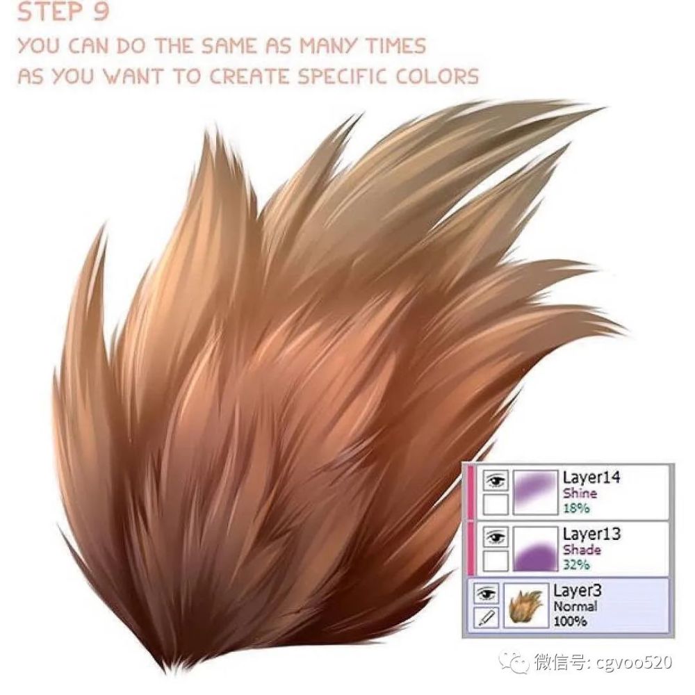 插画教程如何画动物毛发只要9个步骤