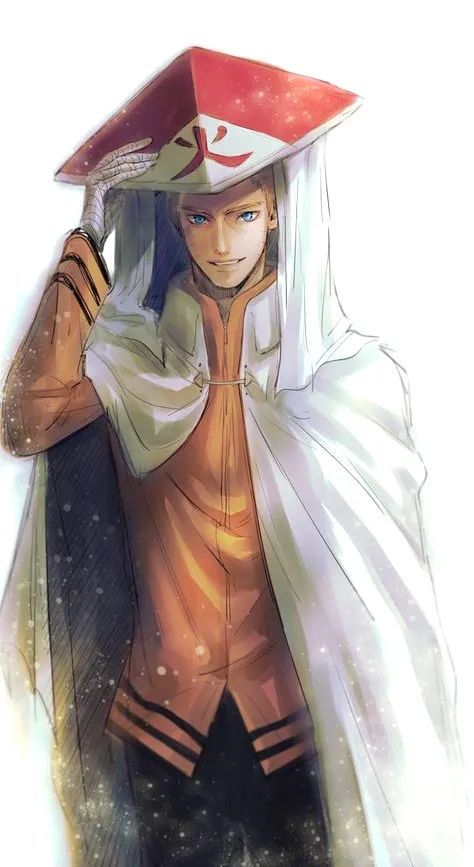 火影忍者鸣人火影披风图片