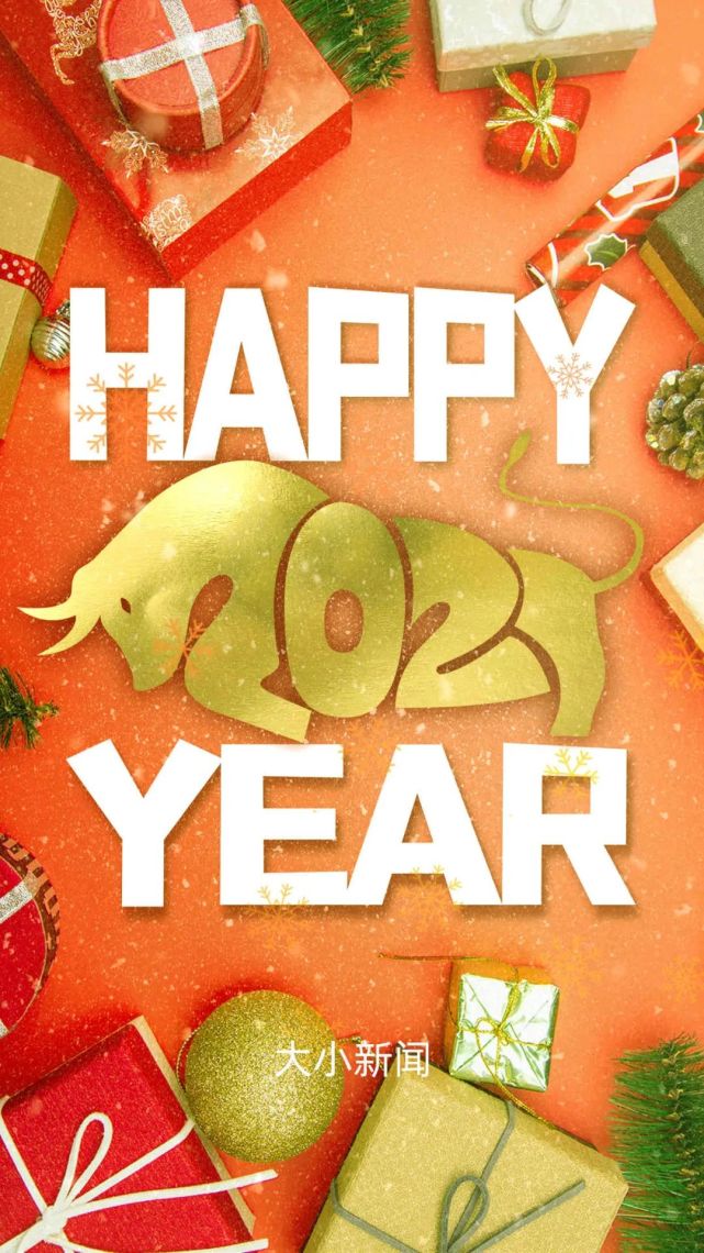 大小新闻祝大家happy牛year