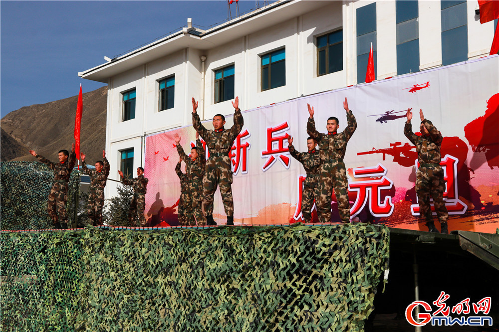 甘肃甘南武警支队新兵图片