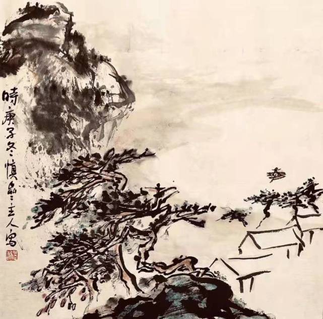 程绍文山水画近作图片