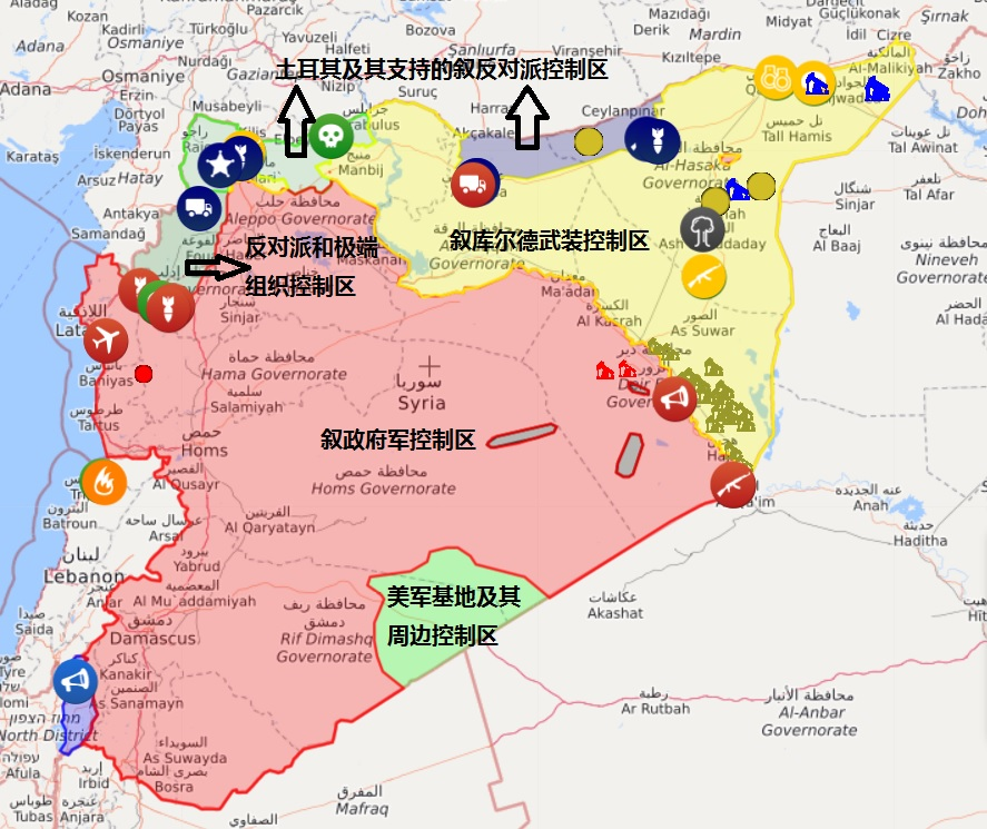 2022年叙利亚局势图图片