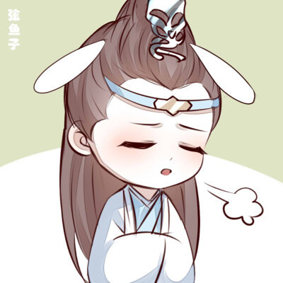 《陈情令》q版人物头像壁纸|你们喜欢的忘羡cp,简直不要太萌了