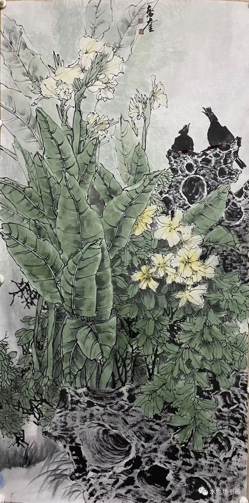 精品花鸟系列作品共赏袁金奎,山东人,职业画家,笔名更夫.