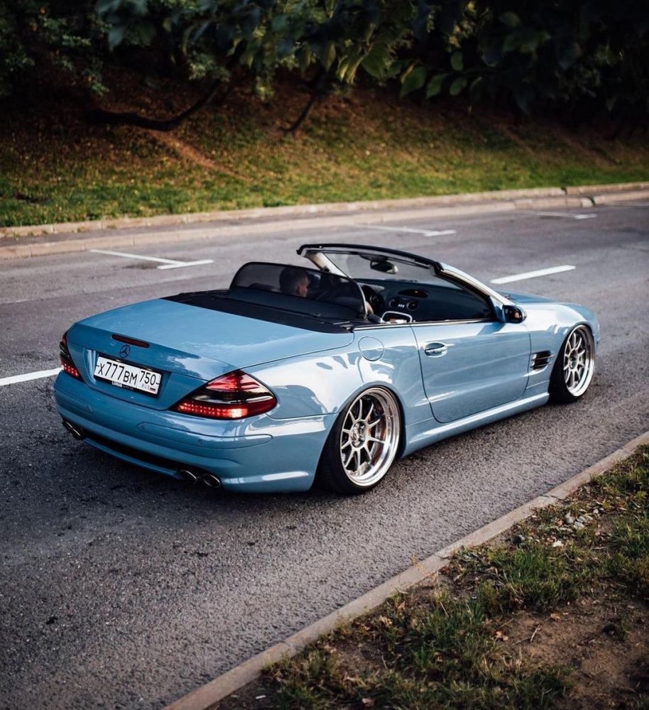 奔驰sl55amg敞篷跑车改装