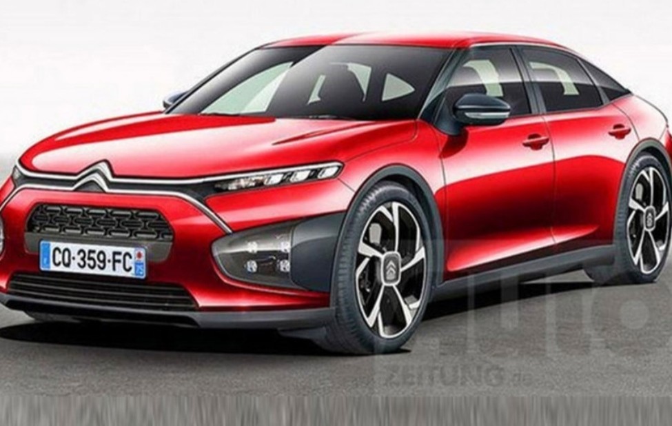 全新雪铁龙c5渲染图曝光将于2021上海车展首发