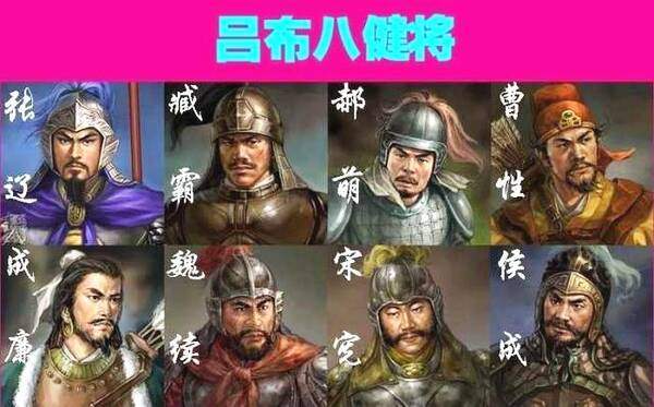 三国三十六猛将排名图片