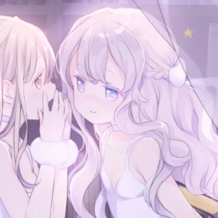 动漫头像‖动漫百合(姐妹)头像_腾讯新闻